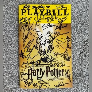 SIGNED Harry Potter and the Cursed Child playbill